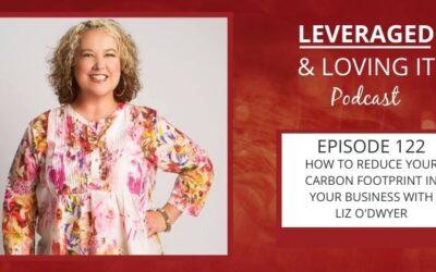 Ep 122. How to reduce your carbon footprint in your business with Liz O’Dwyer